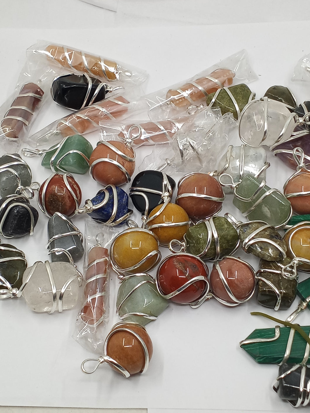 Wire Wrap Pendants Assorted