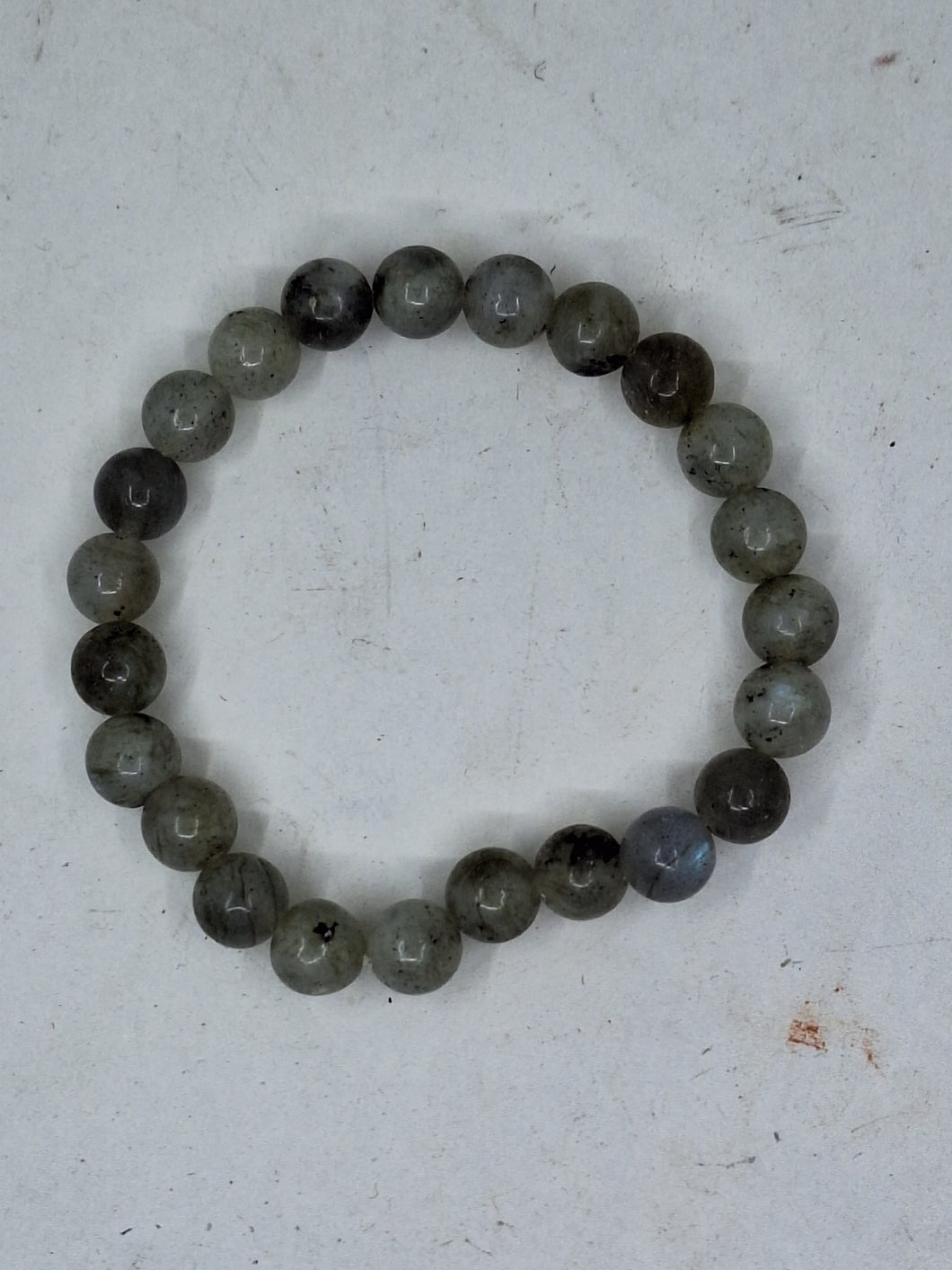 Labradorite 8mm Bead Bracelet