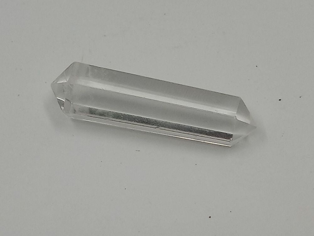 POQU01 Natural Quartz Faceted Points Double Terminated 3/4