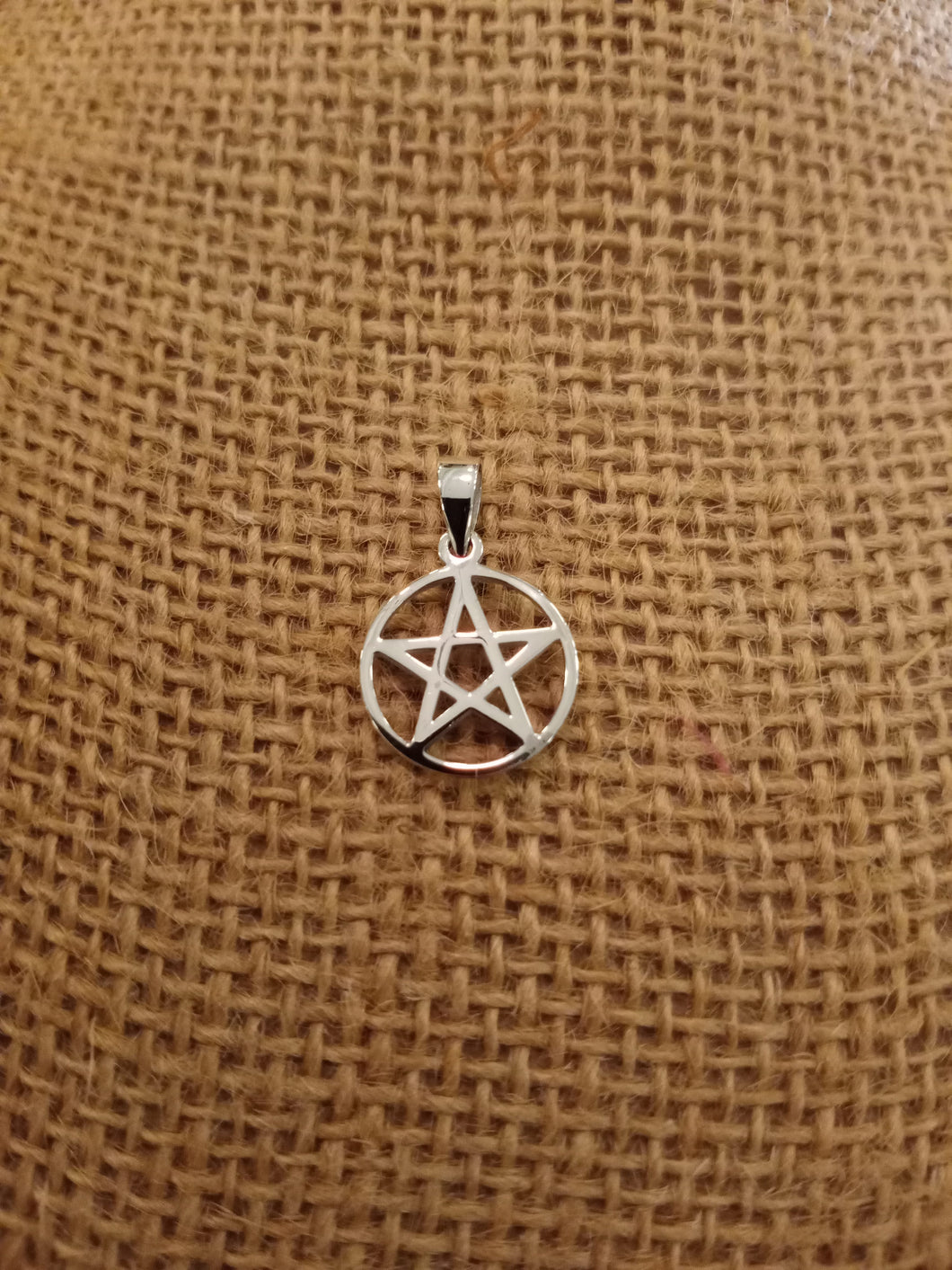 Pentagram Pendant 1.5cm .925 Sterling Silver