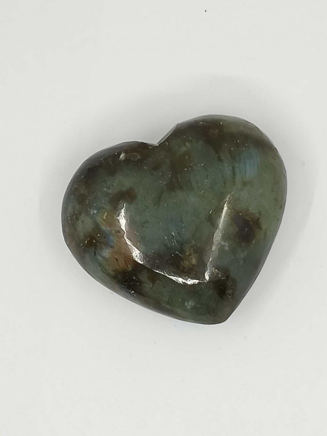Labradorite Puffy Heart