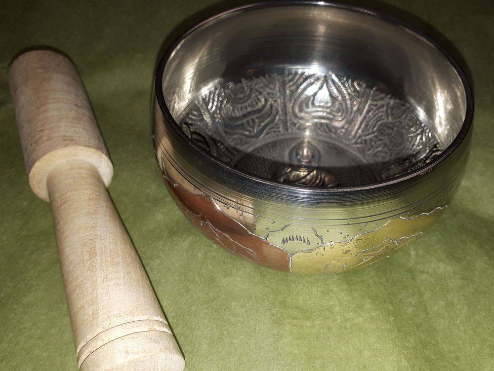 SB02 Silver Mini Singing Bowl